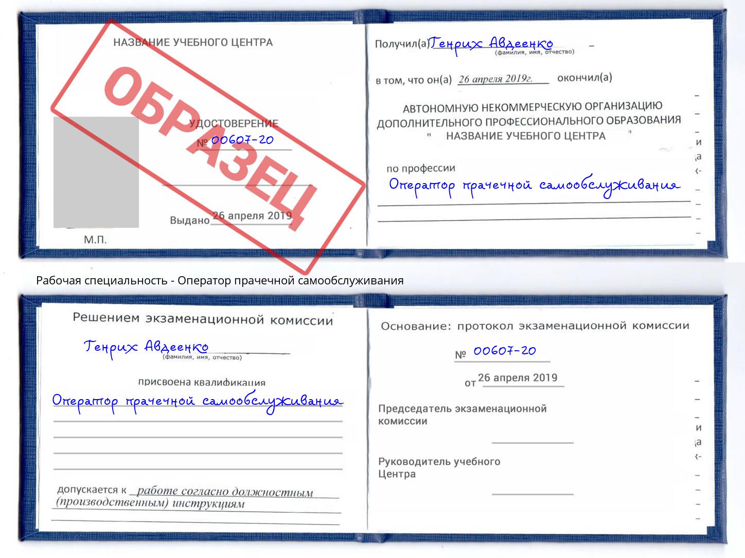 Оператор прачечной самообслуживания Вольск